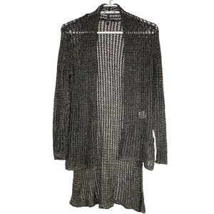 Eileen Fisher Open Front Linen Cotton Cardigan size PP